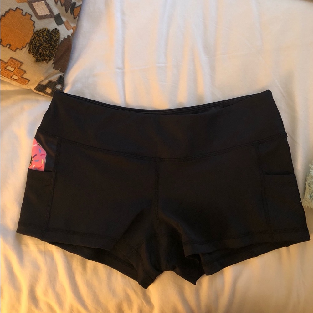 FEED ME FIGHT ME workout shorts